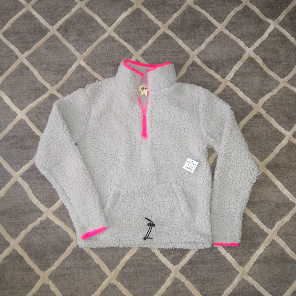 Style & co sherpa 1/4 zip sweater